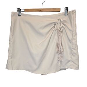 NWT Emery Rose Women's XL Beige Tassel Skort